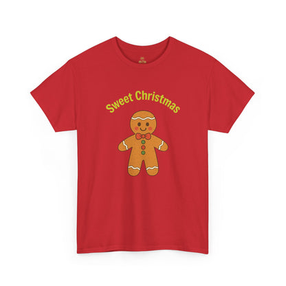 Gingerbread 'Sweet Christmas' Tee - Festive Holiday Kids & Adult Christmas T-Shirt