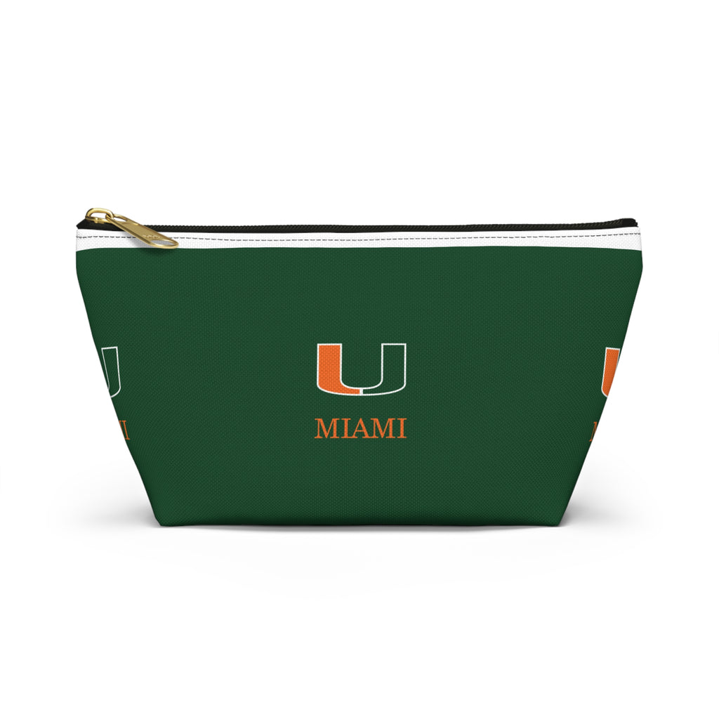 U Miami Accessory Pouch — Cosmetic & Tech Organizer