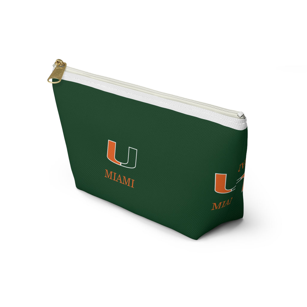 U Miami Accessory Pouch — Cosmetic & Tech Organizer