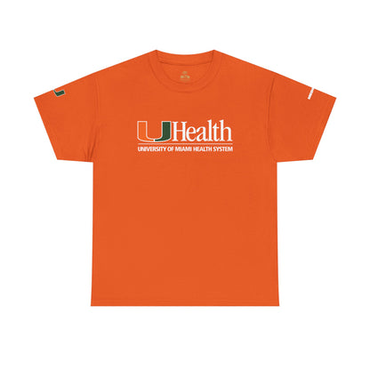 UHealth University of Miami Health System Orange Tee — Medical Staff/Alumni T-Shirt