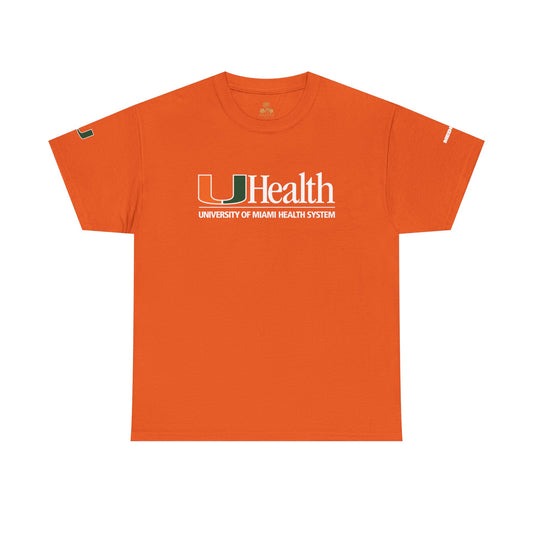 UHealth University of Miami Health System Orange Tee — Medical Staff/Alumni T-Shirt