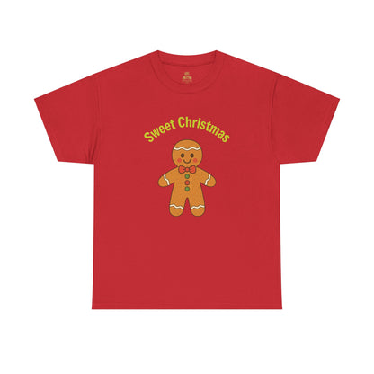 Gingerbread 'Sweet Christmas' Tee - Festive Holiday Kids & Adult Christmas T-Shirt