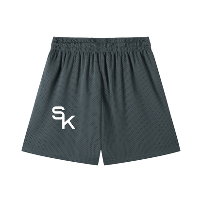 Mesh Drawstring Shorts