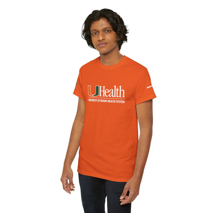 UHealth University of Miami Health System Orange Tee — Medical Staff/Alumni T-Shirt