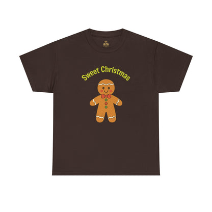 Gingerbread 'Sweet Christmas' Tee - Festive Holiday Kids & Adult Christmas T-Shirt