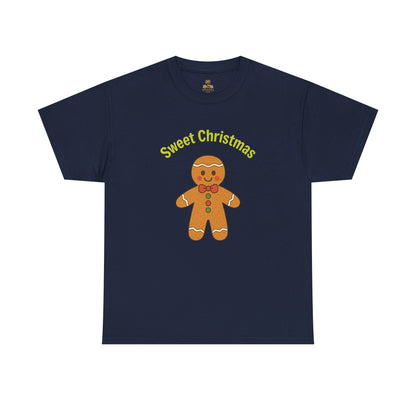 Gingerbread 'Sweet Christmas' Tee - Festive Holiday Kids & Adult Christmas T-Shirt