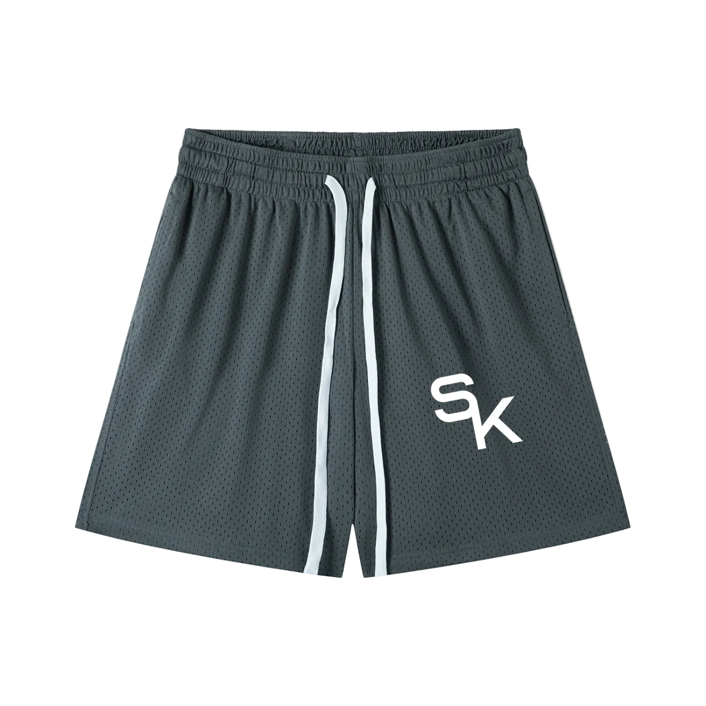 Mesh Drawstring Shorts