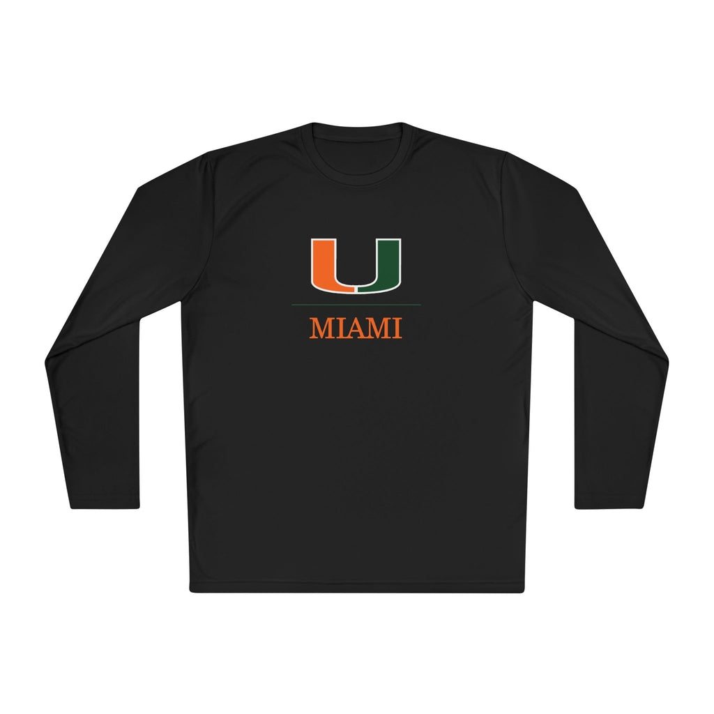 Miami Hurricanes Fresh Locker Logo T-Shirt - Long Sleeve