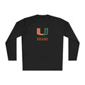 Miami Hurricanes Fresh Locker Logo T-Shirt - Long Sleeve