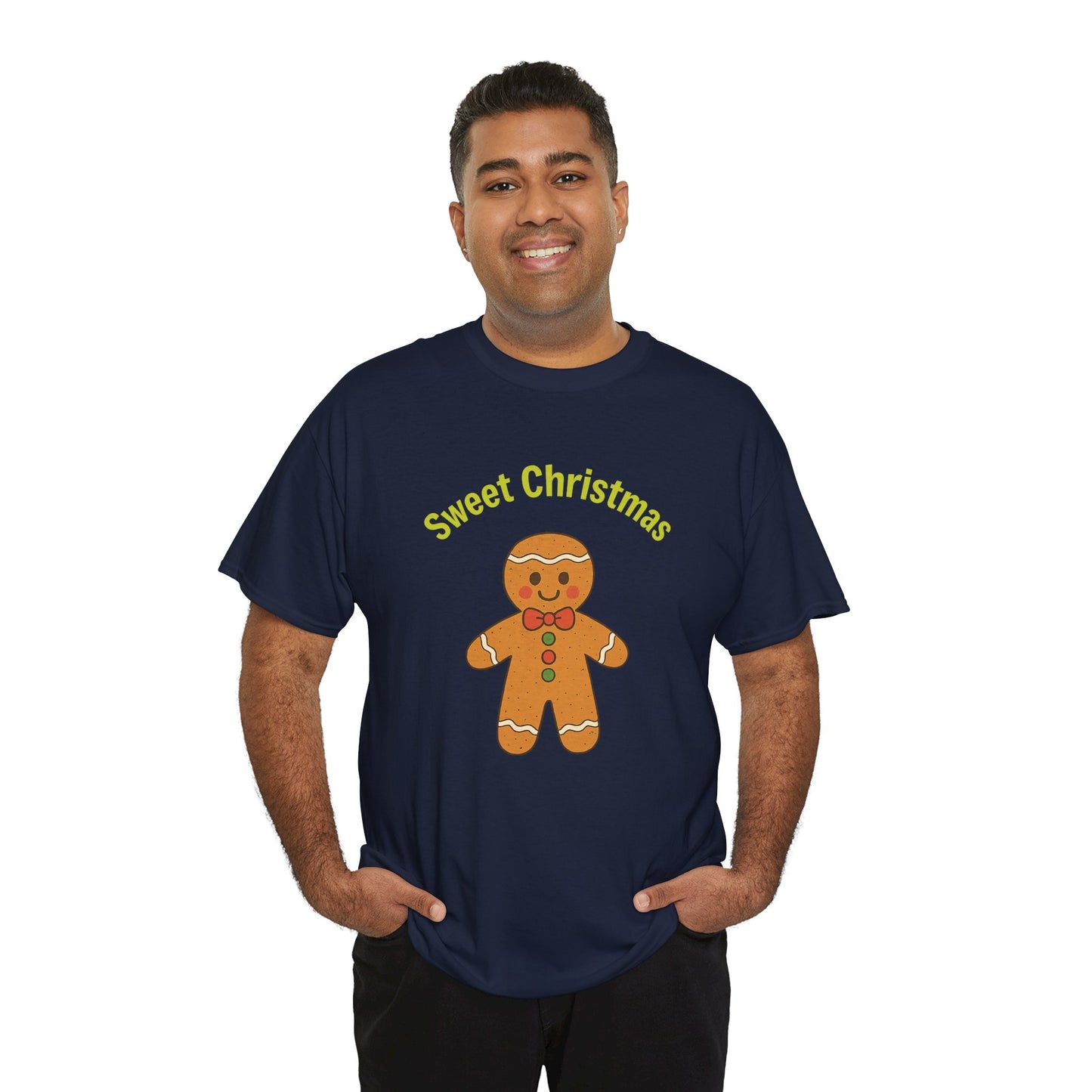 Gingerbread 'Sweet Christmas' Tee - Festive Holiday Kids & Adult Christmas T-Shirt