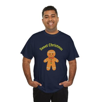 Gingerbread 'Sweet Christmas' Tee - Festive Holiday Kids & Adult Christmas T-Shirt