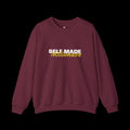 Self Made Millionaire Sweatshirt | Motivational Typography Crewneck