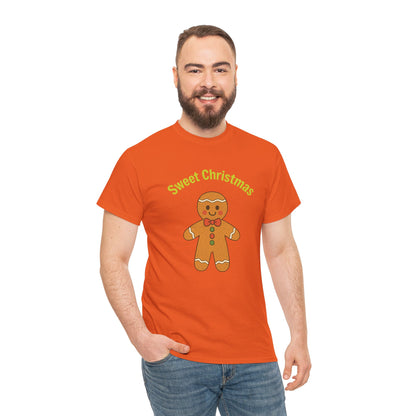 Gingerbread 'Sweet Christmas' Tee - Festive Holiday Kids & Adult Christmas T-Shirt