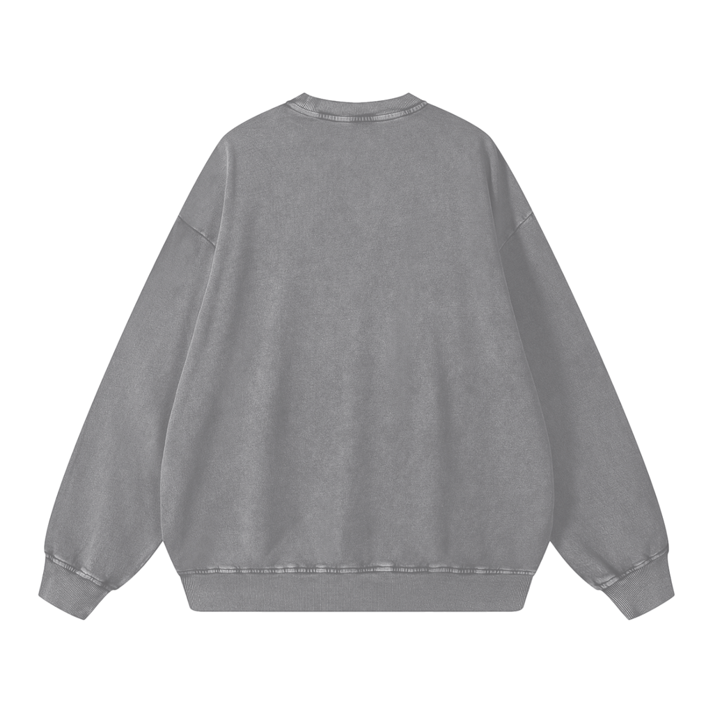 Saint Kingston Vertical Snow Washed Oversized Sweatshirt