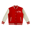 Two-Tone Fleeced Varsity Jacket