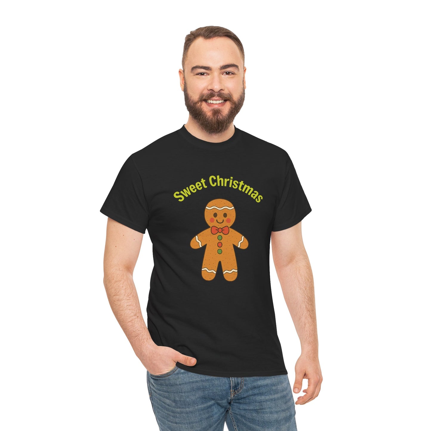 Gingerbread 'Sweet Christmas' Tee - Festive Holiday Kids & Adult Christmas T-Shirt