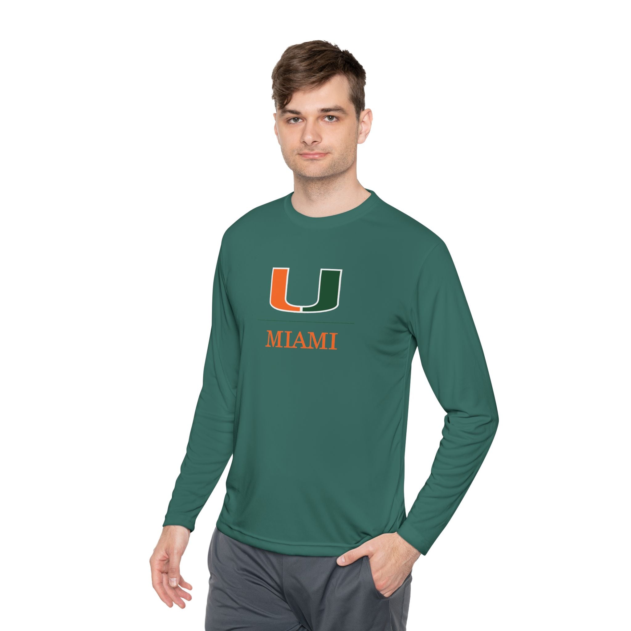 Miami Hurricanes Fresh Locker Logo T-Shirt - Long Sleeve