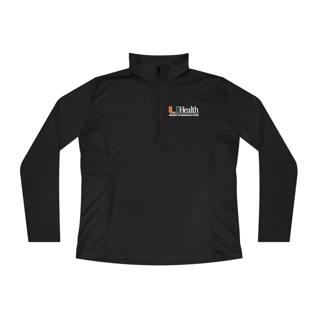 Ladies Quarter-Zip Pullover — Performance Pullover