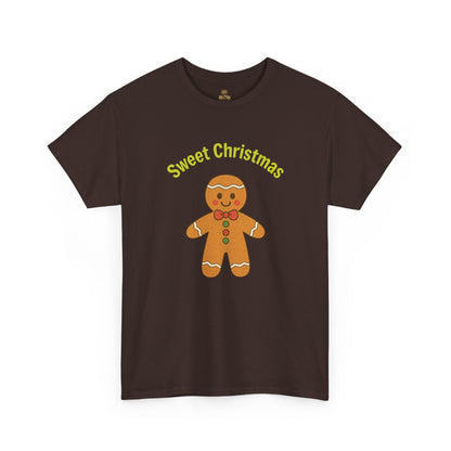 Gingerbread 'Sweet Christmas' Tee - Festive Holiday Kids & Adult Christmas T-Shirt
