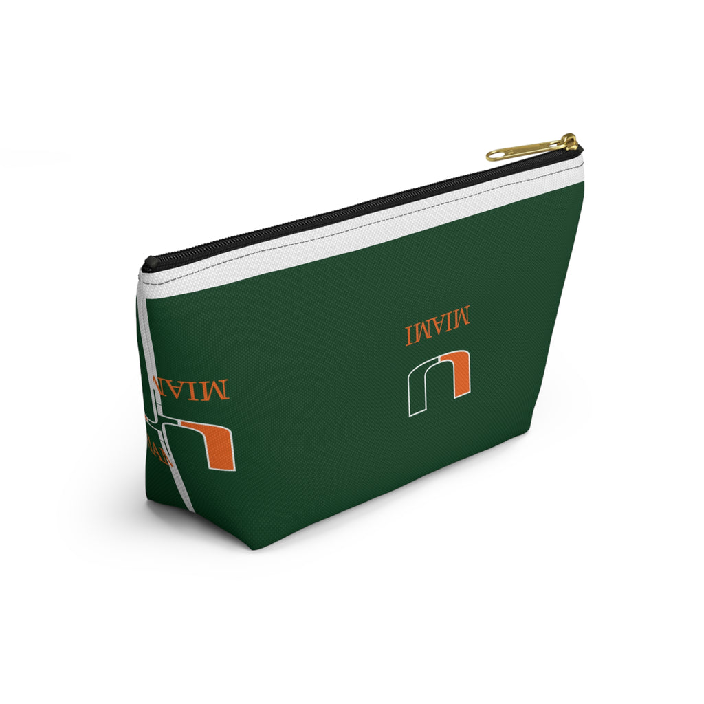 U Miami Accessory Pouch — Cosmetic & Tech Organizer