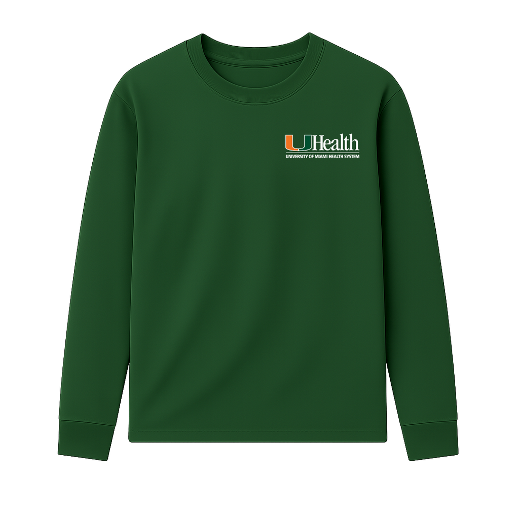 UHealth Left Crest - Premium Long Sleeve T-Shirt