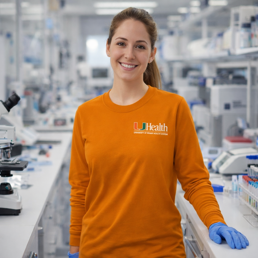 UHealth Left Crest - Premium Long Sleeve T-Shirt