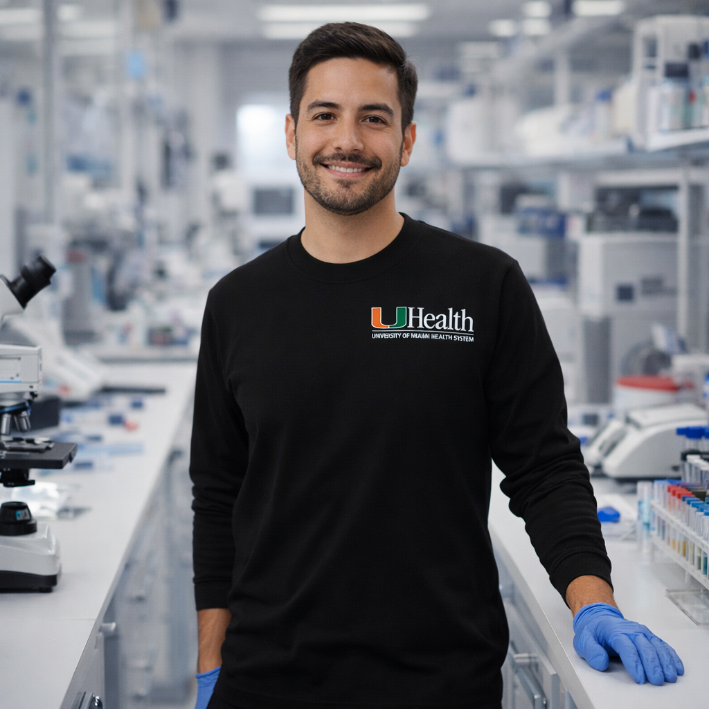 UHealth Left Crest - Premium Long Sleeve T-Shirt