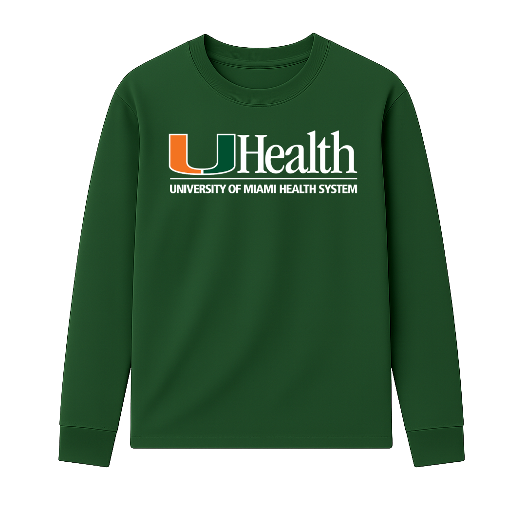 Unisex - UHealth Center Printed T-Shirt - Long Sleeve