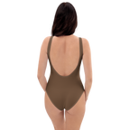 Sometimes Coffee One-Piece Swimsuit — back view