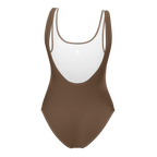 Sometimes Coffee One-Piece Swimsuit — back view