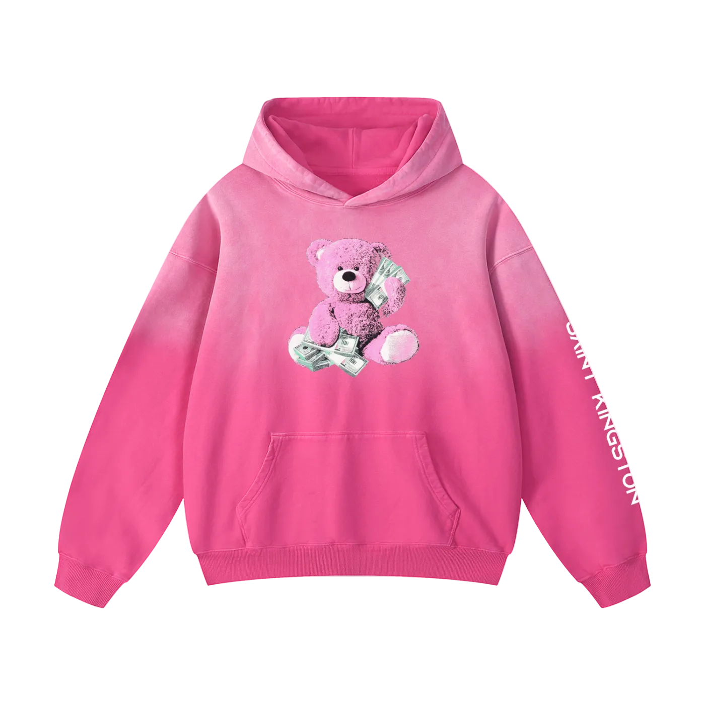 Money Bear Heavyweight Sunfade Oversized Hoodie