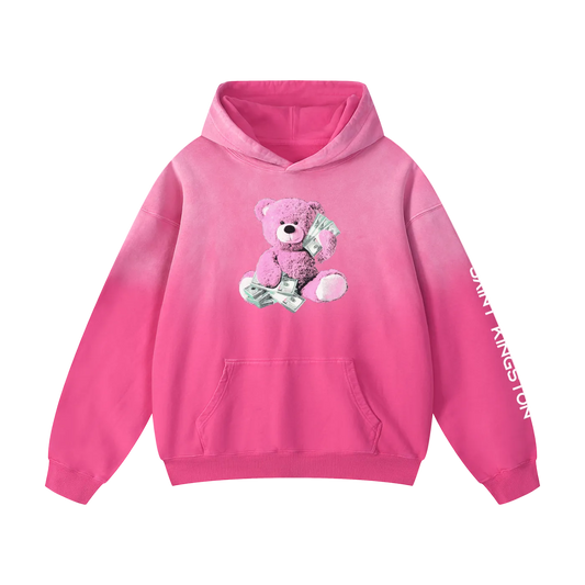 Money Bear Heavyweight Sunfade Oversized Hoodie