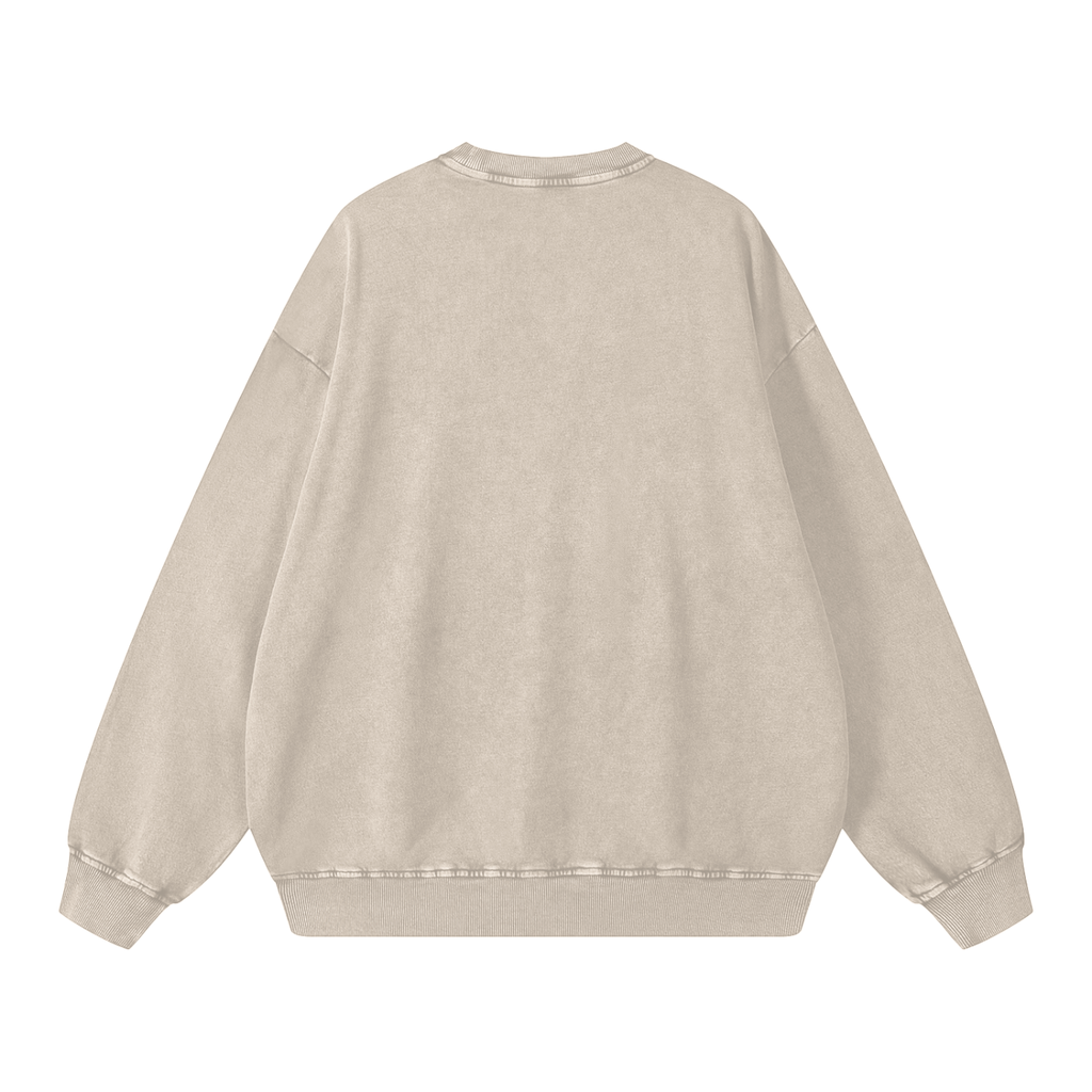 Saint Kingston Vertical Snow Washed Oversized Sweatshirt