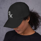 SK Dad hat — left side view