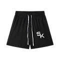 Mesh Drawstring Shorts