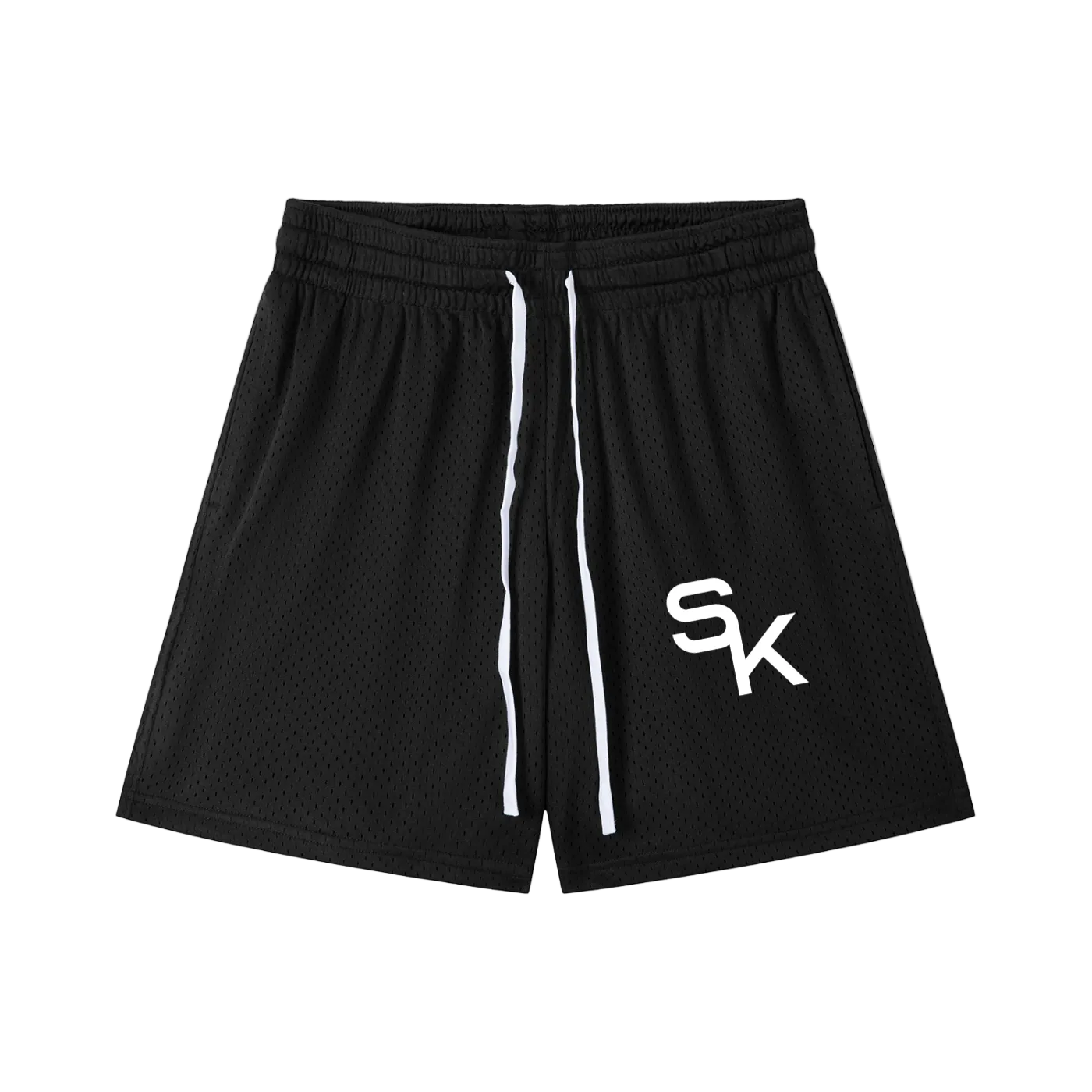 Mesh Drawstring Shorts
