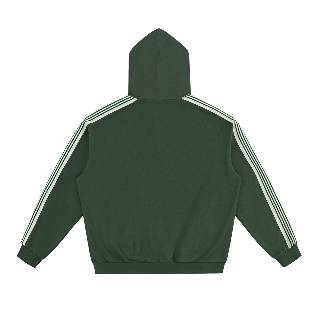 Unisex - Side Stripe Drop-Shoulder Hoodie