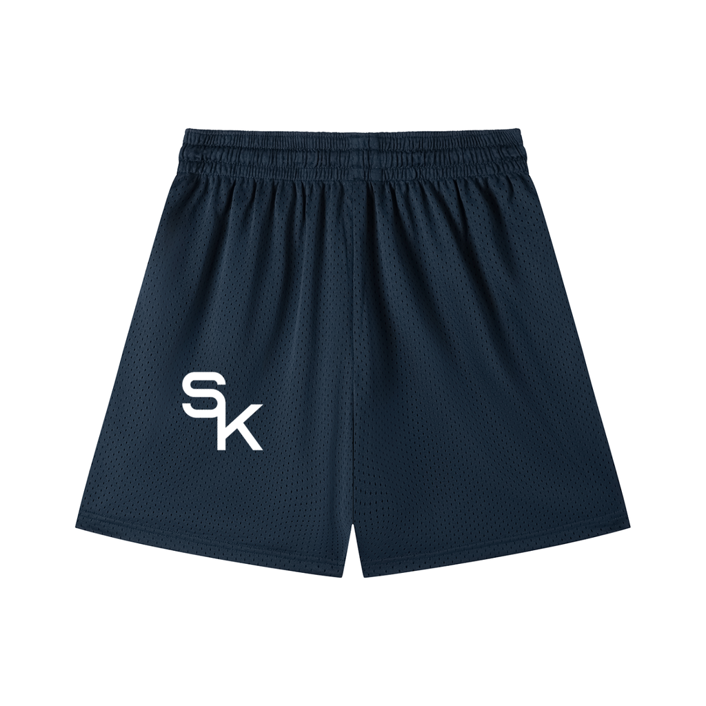 Mesh Drawstring Shorts