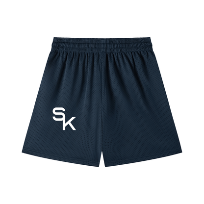 Mesh Drawstring Shorts