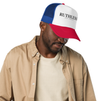 Ruthless Foam Trucker Hat — right front view