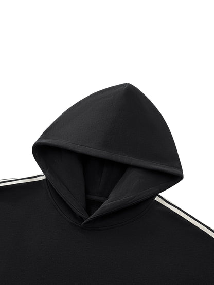 Unisex - Side Stripe Drop-Shoulder Hoodie