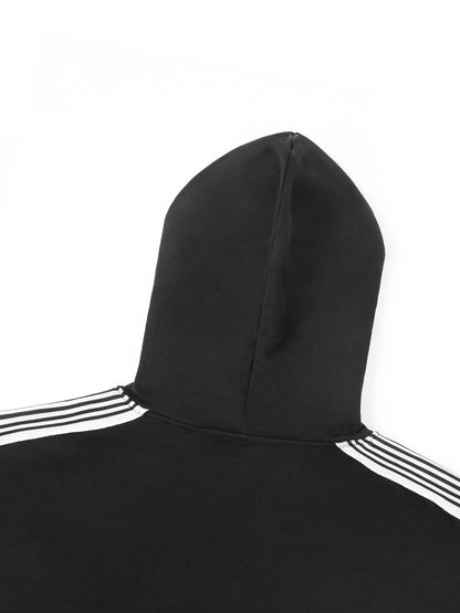 Unisex - Side Stripe Drop-Shoulder Hoodie