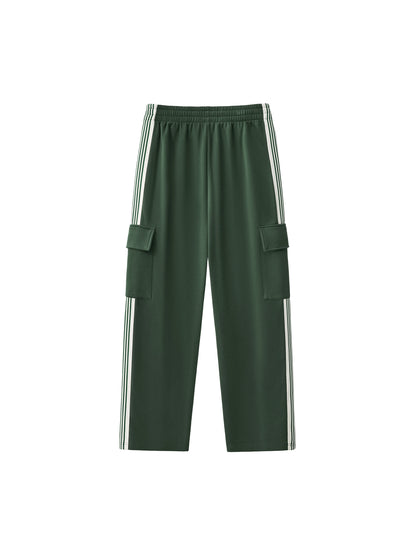 Unisex - Side Stripe Straight-Leg Pants