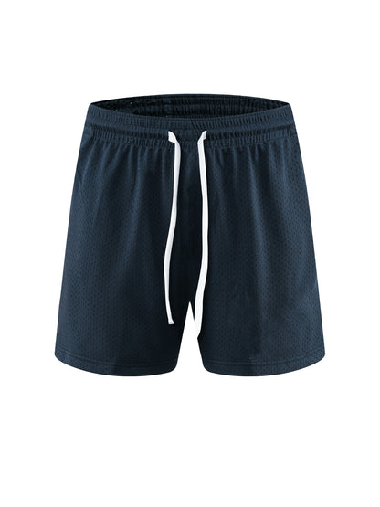 Mesh Drawstring Shorts
