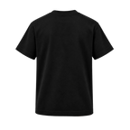 The Sovereign Box Tee by Saint Kingston — plain black back mockup
