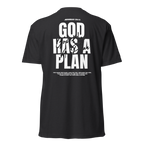 God Has A Plan - Ultra Premium T-Shirt — back view
