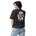 God Has A Plan - Ultra Premium T-Shirt — back view